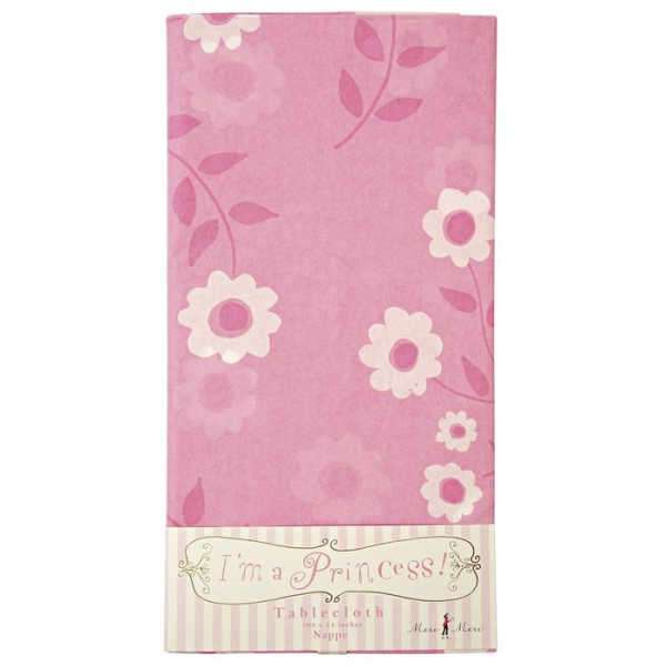 mantel rosa flores