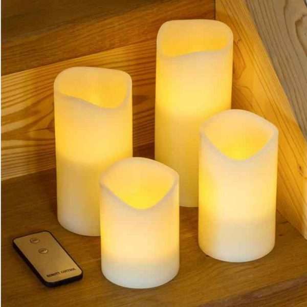 Velas led artesanas