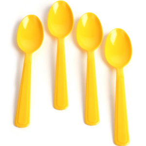 Cucharas Plastico 7 cucharas-plastico-amarillo