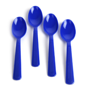 Cucharas Plastico 6 cucharas-plastico-azul-marino