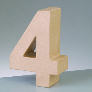 Numeros Craft Pequeños 11 numero-4-craft