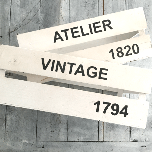 cajas madera vintage atelier
