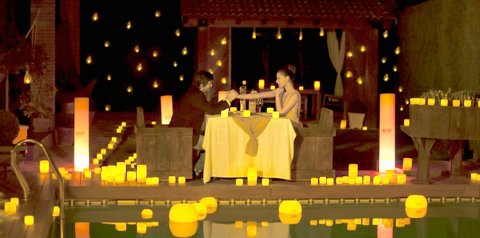 Imagina todo lleno de velas 2 Velas de led baratas