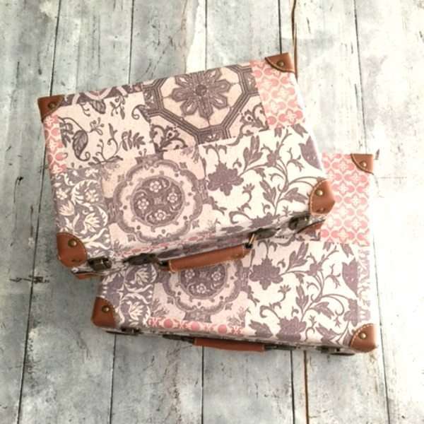 Maletas Vintage Flores