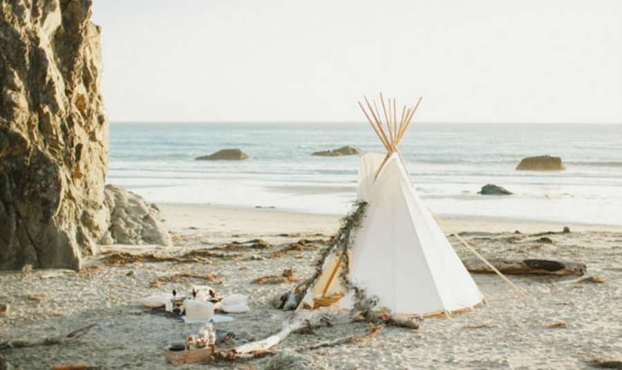 Quiero un teepee en mi boda 
