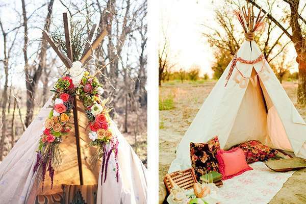 Quiero un teepee en mi boda