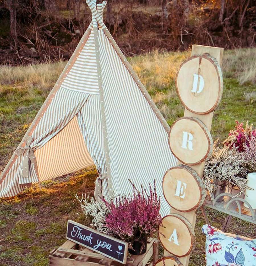 Quiero un teepee en mi boda