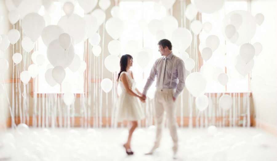 decoracion de boda con globos 