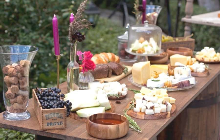 estaciones de comida para bodas