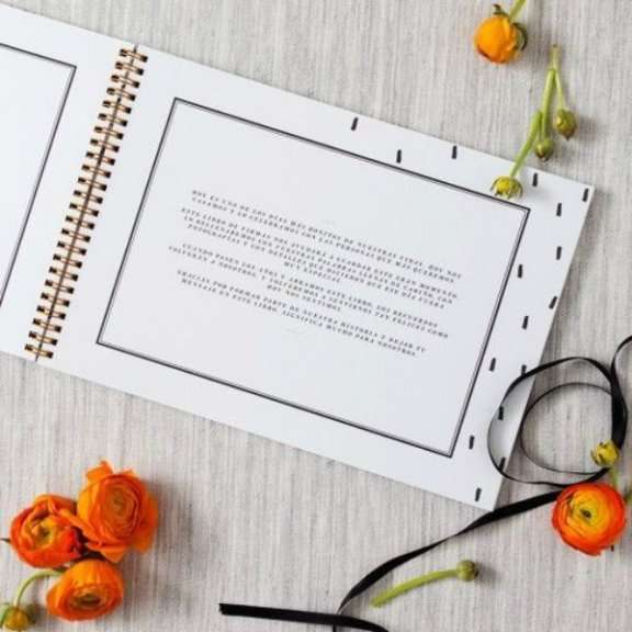 libros de firmas bonitos para bodas 