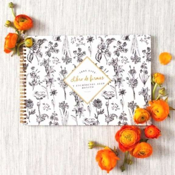 Libro firmas boda flores - Sweet Dream Moment