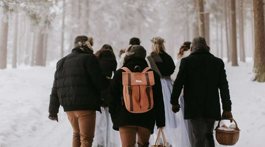 Una boda de ensueño en la nieve