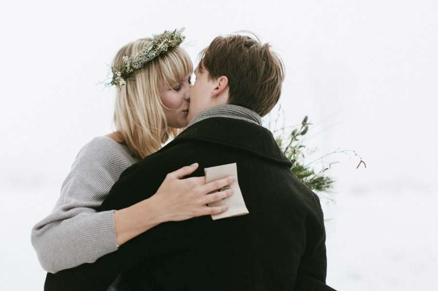 Una boda de ensueño en la nieve