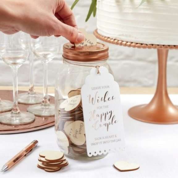 Tarro de deseos para boda. los 6 libros de firmas boda originales