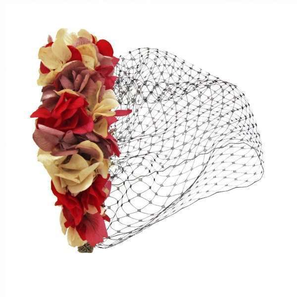 Diadema Velo rosa y rojo - Sweet Dream Moment