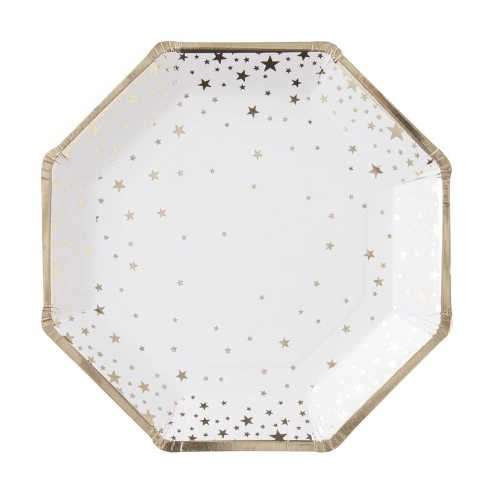 Platos estrellas doradas