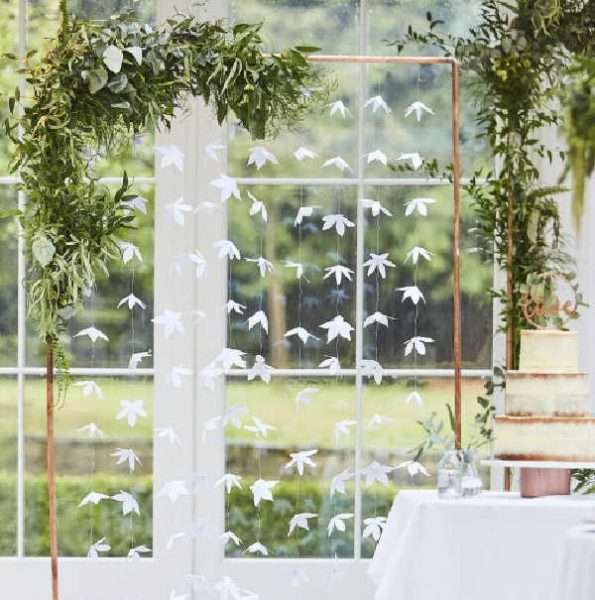 Cortina origami photocall