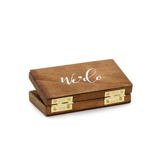 caja porta alianzas madera