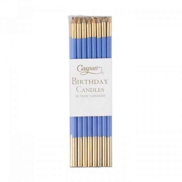 Velas largas azul