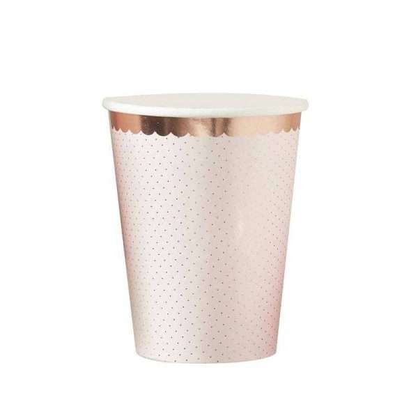 Vasos liberty oro rosa