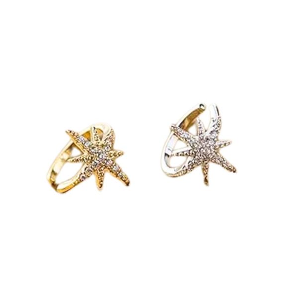 Joyas invitada perfecta: cuándo tiene sentido incluirlas como detalle especial 2 Ear cuff circonitas estrella joyas para invitadas
