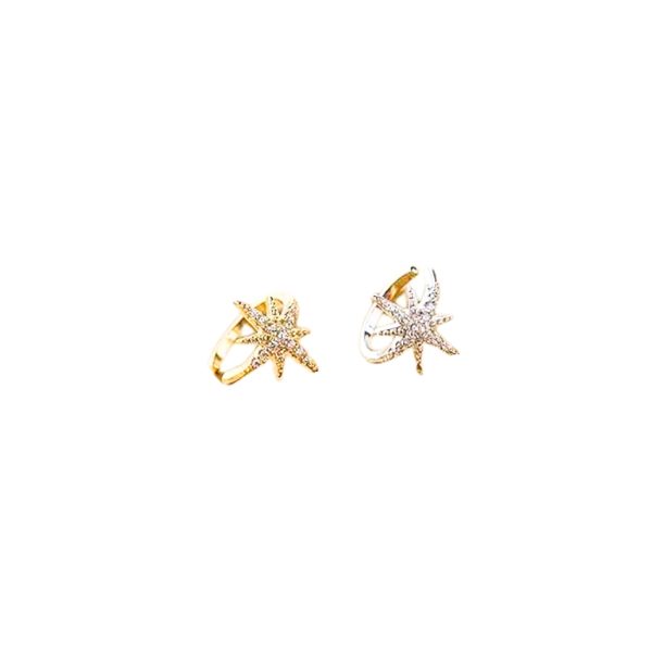 Ear cuff circonitas estrella