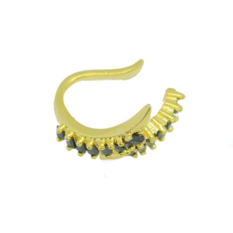 Ear cuff circonitas 4 Ear cuff circonitas negro