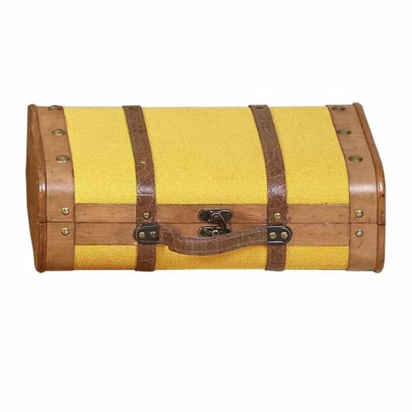 Maleta vintage Mostaza