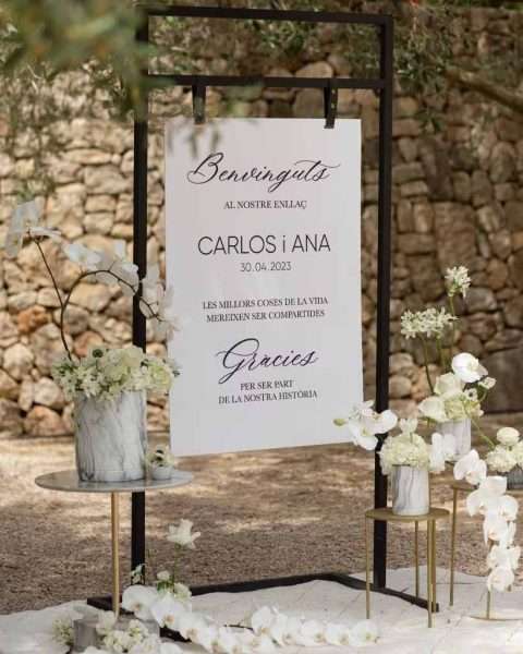 Rincón de bienvenida para boda: ideas bonitas y útiles 4 Rincón de bienvenida para boda: ideas bonitas y útiles 3