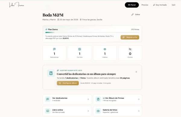 Por qué cada vez más parejas eligen un libro de firmas digital para su boda 4 libro de firmas digital bodas
