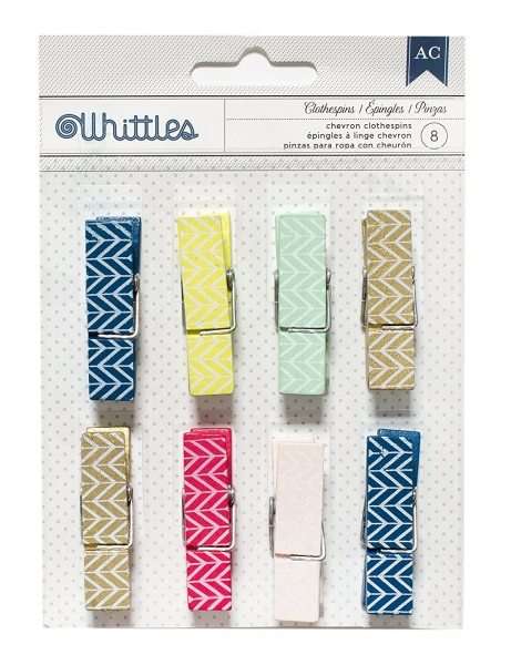 Pinzas madera Chevron