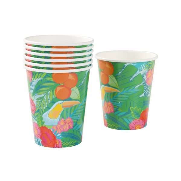 vasos fiesta tropical